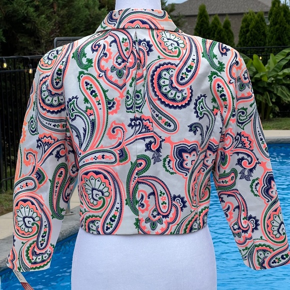 NWT Jil Sander Le Chatelier Paisley print blazer - Picture 5 of 16